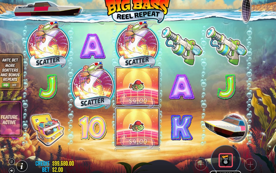 Free Spins screen with MONEY symbols on the reels